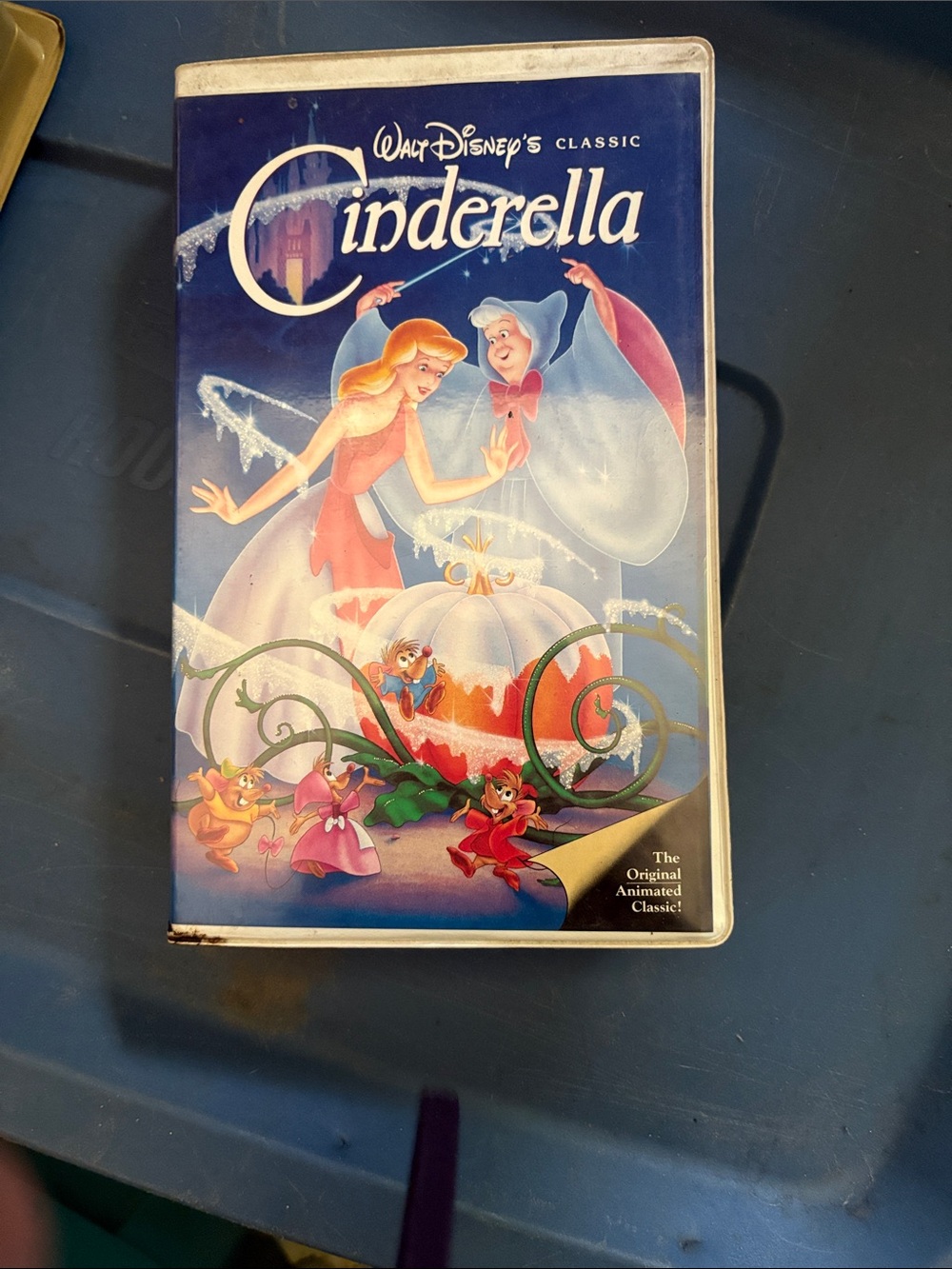 Walt Disney Cinderella Classic VHS - Blue Case